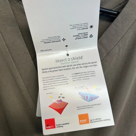 Craghoppers Nosilife Gabriela Jersey Insect Shield Repellent UPD40+ Dress NWT - Picture 10 of 13